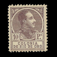 RÍO DE ORO.1919. Alfonso XIII.10p.MH.CENTRADO.Edifil 116 - Rio De Oro