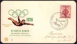 AUSTRALIA MOBILE POST OFFICE N° 1 1956 - XVI OLYMPIC GAMES MELBOURNE '56 - GYMNASTICS - PARALLEL BARS - G - Estate 1956: Melbourne