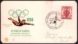 AUSTRALIA OLYMPIC VILLAGE 1956 - XVI OLYMPIC GAMES MELBOURNE '56 - TORCHBEARER - G - Sommer 1956: Melbourne
