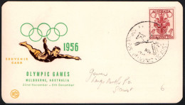 AUSTRALIA MOBILE POST OFFICE N° 2 1956 - XVI OLYMPIC GAMES MELBOURNE '56 - EQUESTRIAN EVENTS - G - Verano 1956: Melbourne