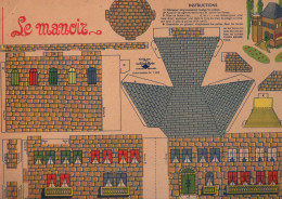 Planche De Découpages  LE MANOIR   (CAT5315) - Andere & Zonder Classificatie