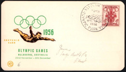 AUSTRALIA OLYMPIC PARK 1956 - XVI OLYMPIC GAMES MELBOURNE '56 - SWIMMING - G - Zomer 1956: Melbourne