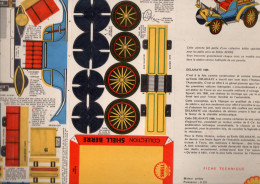 : Planche De Découpages SHELL Bolides D'autrefois N°6 DELAHAYE 1896  (CAT5321) - Autres & Non Classés