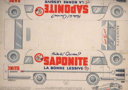 : Planche De Découpages SAPONITE  : Le Camion   (CAT5322) - Autres & Non Classés