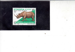 ETIOPIA  2005 . Rinoceronre - Rhinoceros