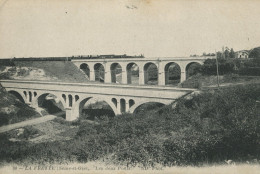 95 .n° 24903. La Frette . Les Deux Ponts. Train. Vue Generale . - La Frette-sur-Seine