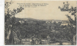 D 07.  JOYEUSE ENVIRONS. MAS DE BEAUME ET VILLAGE DE L ESTOUREL.  CARTE ECRITE - Joyeuse