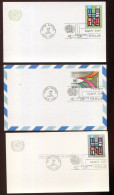 Nations Unies  - Lot Entiers Postaux  Ob 1er Jour. - Used Stamps