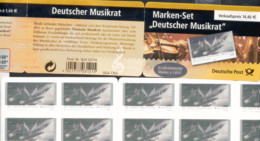 Markenheftchen Bund Postfr. MH 54 II Deutscher Musikrat  MNH ** - 2001-2010