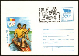 ROMANIA CLUJ NAPOCA 1994 - SIMPOSIO SPORTIVO - STATIONARY CANOE OLYMPIC GAMES 1992 - ROWING / DIVING / SWIMMING - M - Canoa