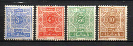 Col33 Colonie Maroc Taxe N° 49 à 52 Neuf X MH Cote : 4,75€ - Postage Due