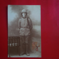 CARTE PHOTO SOLDAT COLONIALE RABAT PHOTOGRAPHE CHOULGUINE - Rabat