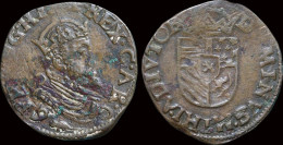 Southern Netherlands Artois Filip II Liard(oord) 1590 Arras Mint - 1556-1713 Spanische Niederlande