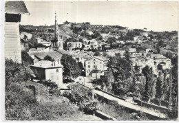 D 07.LARGENTIERE.  VUE GENERALE.  CARTE ECRITE - Largentiere