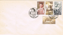 50156. Carta F.D.C. MADRID 1960. Tematica TOROS - FDC