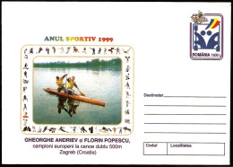 ROMANIA - ANNO SPORTIVO 1999 - GHEORGHE ANDRIEV E FLORIN POPESCU - CAMPIONI EUROPEI CANOA DOPPIO 500 M. - NUOVO - M - Canoa