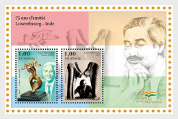 Luxembourg / Luxemburg - Postfris / MNH - Sheet Friendship With India 2023 - Ungebraucht