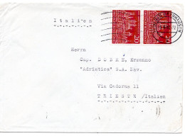 66280 - Bund - 1958 - 2@20Pfg Muenchen A Bf BAD OEYNHAUSEN - ... -> TRIESTE (Italien) - Lettres & Documents