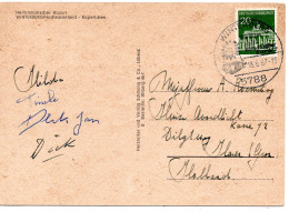 66290 - Bund - 1967 - 20Pfg Brandenburger Tor EF A AnsKte WINTERBERG -> Niederlande - Cartas & Documentos