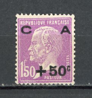 FR - Yv. N° 250  (*)  + 50c S 1f50  Caisse D'Amortissement  Cote  60  Euro BE   2 Scans - Neufs
