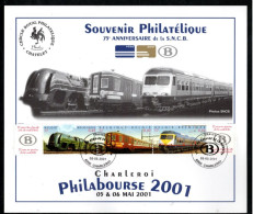 2993/95 Sur Carte Souvenir De "PHILABOURSE 2001" - Lettres & Documents