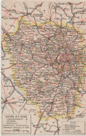 DAV : Région : Ile  De  France , Paris  Carte Géographique , Etampes , Chartres, Pontoise, Mantes ,st Denis, Melun - Ile-de-France