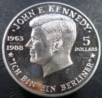 Niue - 5 Dollars 1988 - 25° Morte John Fitzgerald Kennedy - KM# 17 - Niue