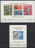 Mexico, 1965, Olympic Summer Games Mexico, Sports, MNH, Michel Block 3-4 - Mexico