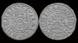 Letland Free City Of Riga Billon Schilling 1575 - Lettonie