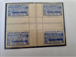 CUBA NEUF 1936 ZONA FRANCA MATANZAS--CENTRO DE HOJAS // PARFAIT ETAT // 1er CHOIX // - Neufs