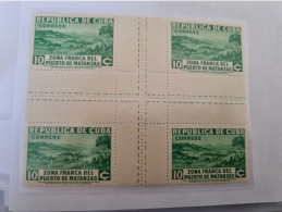 CUBA NEUF 1936 ZONA FRANCA MATANZAS--CENTRO DE HOJAS // PARFAIT ETAT // 1er CHOIX // - Nuevos