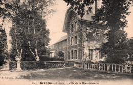 Bernouville (Eure) Villa De La Blanchisserie - Edition J. Bourgeix - Carte N° 34 Non Circulée - Other & Unclassified