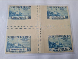 CUBA NEUF 1936 ZONA FRANCA MATANZAS--CENTRO DE HOJAS // PARFAIT ETAT // 1er CHOIX // - Nuevos