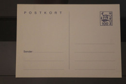 Norwegen Vmtl. 1983; Postkarte; 1 Kr., Ungebraucht - Postal Stationery
