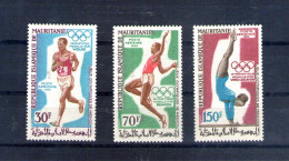 Mauritanie. Poste Aérienne. Médaillés D'or Aux Jeux Olympiques De Mexico - Mauritanie (1960-...)