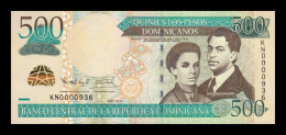 República Dominicana 500 Pesos Dominicanos 2011 Pick 186a Low Serial 936 Sc Unc - República Dominicana