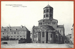 Puy-de-Dôme ( 63 ) Issoire : L' Eglise - CPA écrite 1916 BE - Issoire