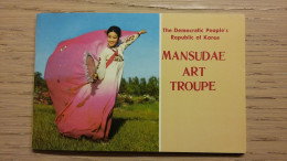 DNRK, North Korea, Mansudae Art Troupe, Set Of Postcards - Corea Del Nord