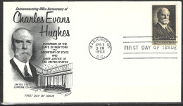 USA. N°728 De 1962 Sur Enveloppe 1er Jour. Charles-Evans Hughes. - 1961-1970