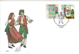 Envellope PORTUGAL Folklore N° 1509-1510 Y & T - FDC