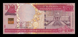 República Dominicana 1000 Pesos Dominicanos 2011 Pick 187a Low Serial 936 Sc Unc - Dominicaine