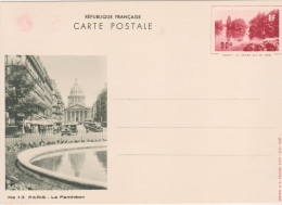 Entier Le Grand Lac Du Bois Storch G2c Le Panthéon N°13 Nom Imprimeur GL Arlaud Lyon JUin 1936 - Standard Postcards & Stamped On Demand (before 1995)