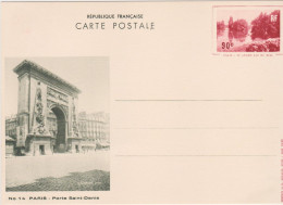 Entier Le Grand Lac Du Bois Storch G2 Porte St Denis N°14 Nom Imprimeur GL Arlaud Lyon Juin 1936 - Cartes Postales Types Et TSC (avant 1995)