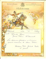 TELEGRAM B 13 ( F ) TELEGRAMME Cachet De HERBESTHAL - Télégrammes