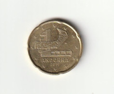 20 Cent. Del 2019 - NUOVA - Andorre