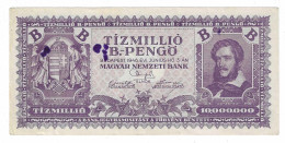 UNGHERIA 10000000 PENGO JUNIUS 1946 - Hongrie