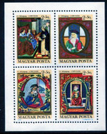 HUNGARY 1970 Stamp Day: Art  Block MNH / **.  Michel Block 77 - Ungebraucht