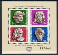 HUNGARY 1976 Stamp Day Block MNH / **.  Michel Block 118 - Blocks & Sheetlets