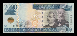 República Dominicana 2000 Pesos Dominicanos 2011 Pick 188a Low Serial 964 Sc Unc - Dominikanische Rep.