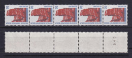 Berlin 874 RM 5er Streifen Mit Ungerader Nummer SWK 70 Pf Postfrisch - Rollenmarken